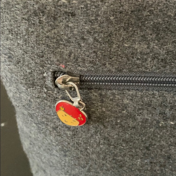 Grey Felt Mini Handbag - Picture 4 of 7